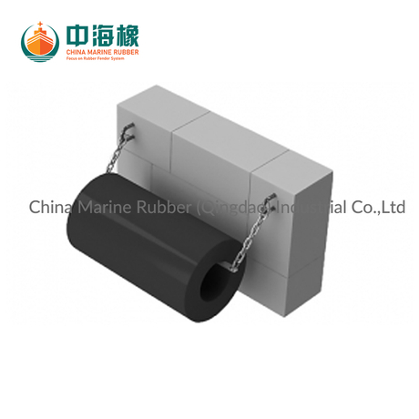 CMR-Y-1600 mm x 800 mm (OD X ID) Dock Fender Fender Rubber Bumper Marine Fender Zylindrischer Gummi